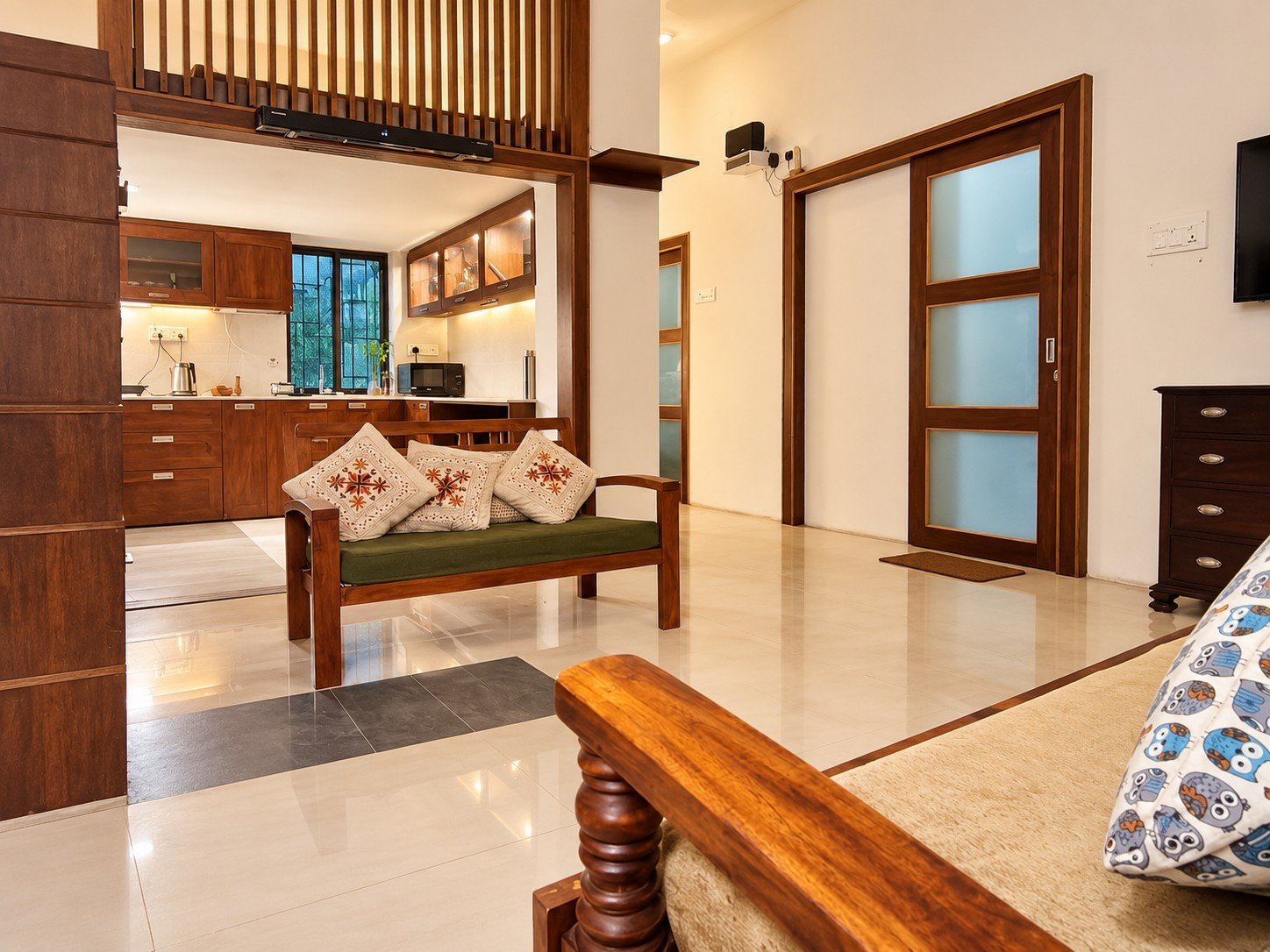 Loft at Central living area and kitchen